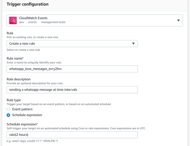 Cloud Watch Event